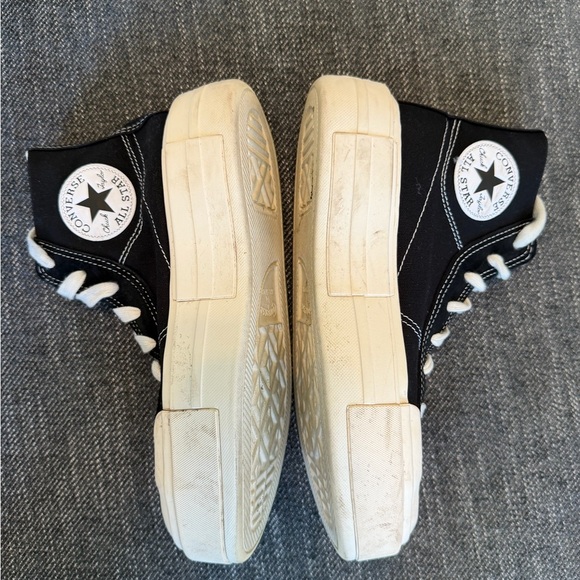 Black High-Top Converse Chuck Taylor All Star Cruise Platform Sneakers M 6.5 W 8 - Picture 4 of 7